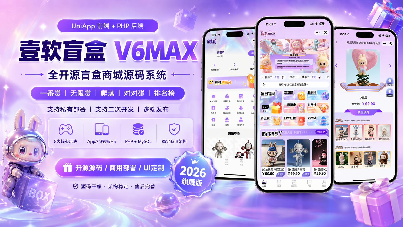 2026年爆火的盲盒盲发带货返佣源码,究竟藏着怎样的赚钱密码?-济南壹软网络科技
